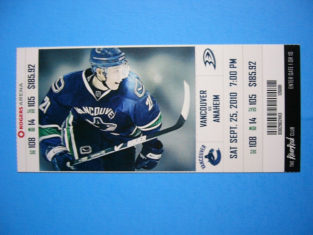 Vancouver Canucks at Anaheim Ducks Tickets