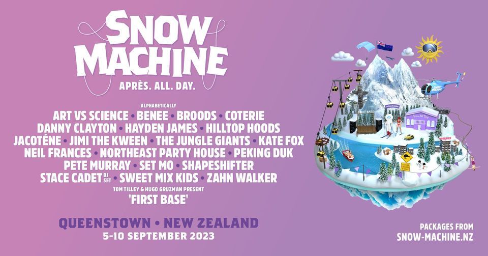 Snow Machine Queenstown 2023, Queenstown, New Zealand, 5 September 2023