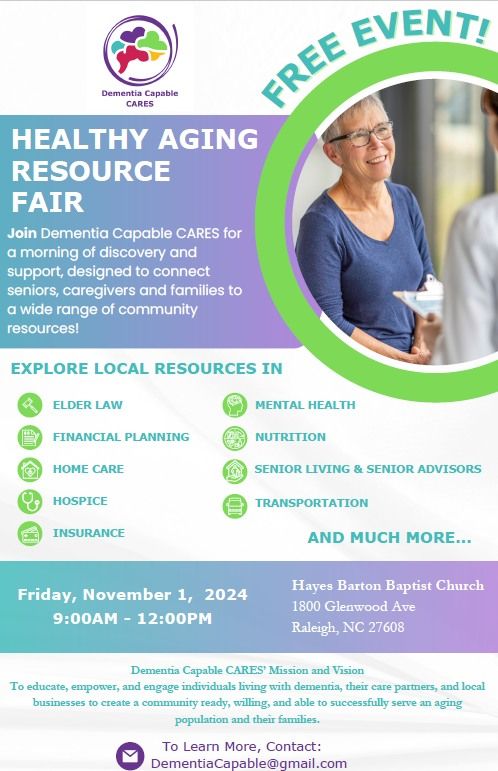 Dementia Capable CARES - Healthy Aging Resource Fair