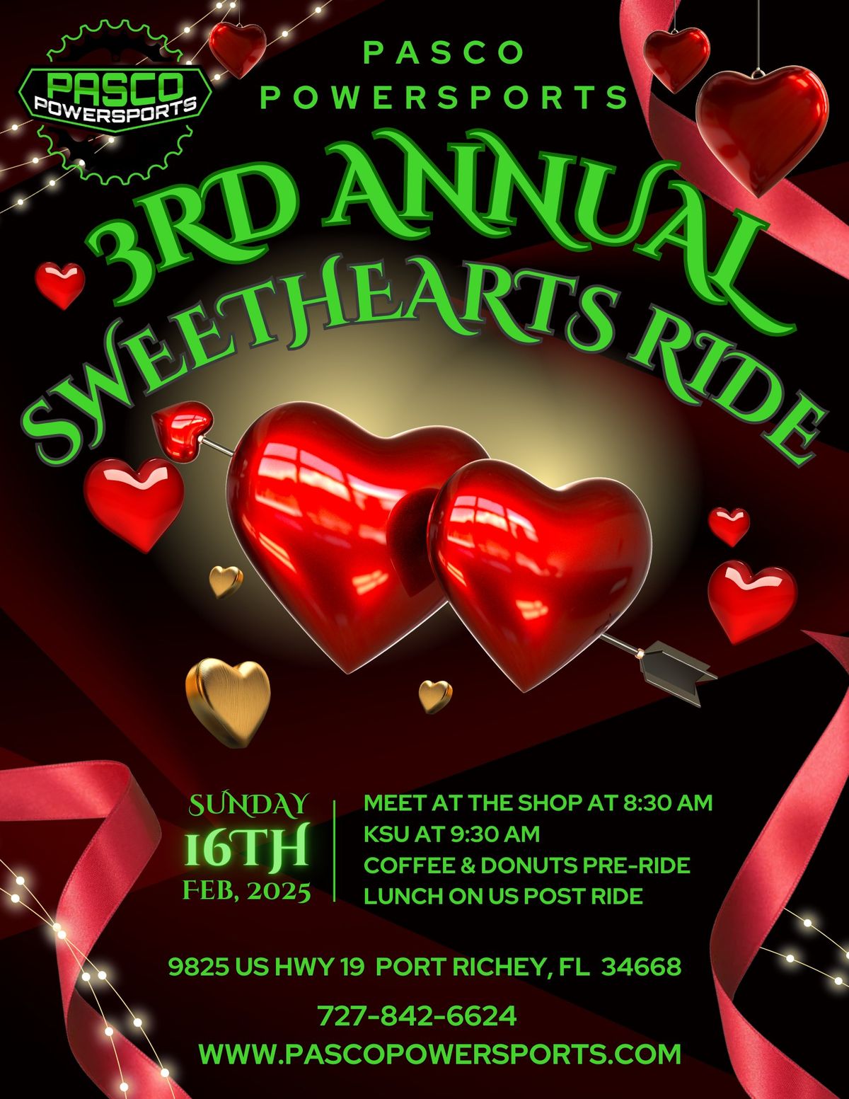 Pasco Powersports 3rd Annual Sweethearts Ride