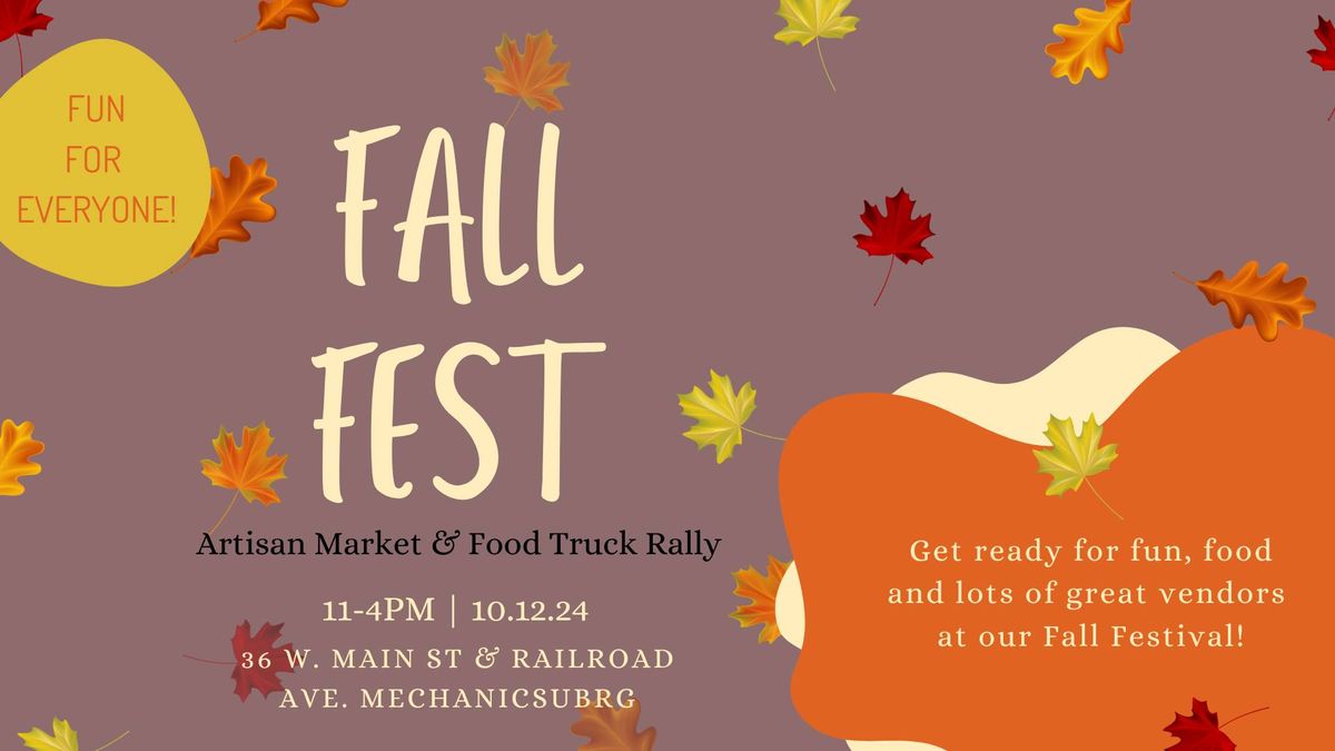 Fall Fest- Artisan Market & Food Truck Rally