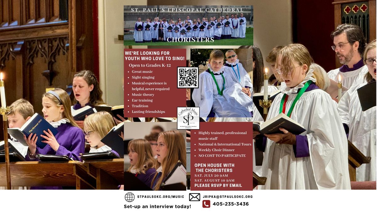Choristers Open House Event