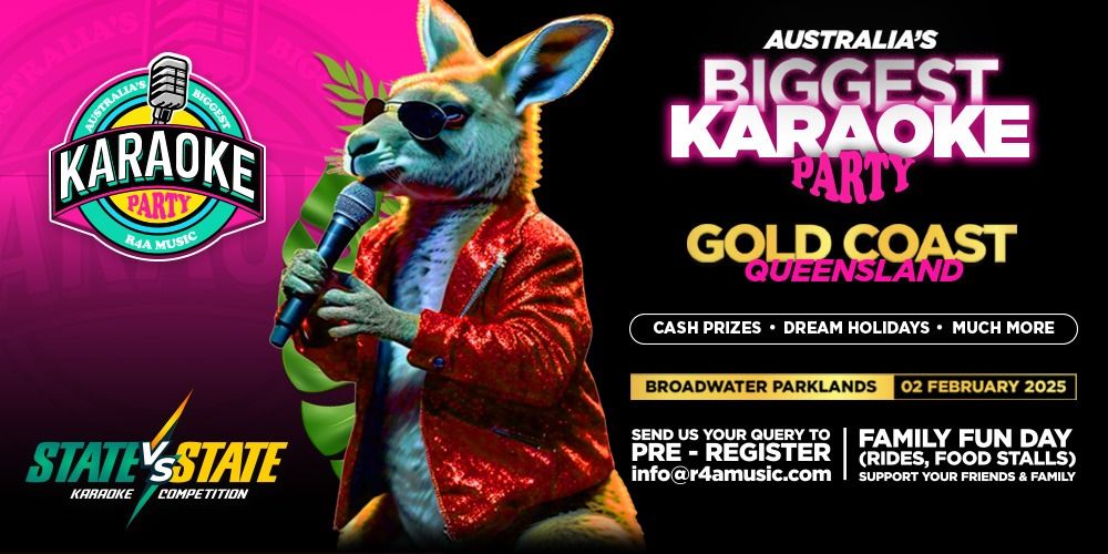 AUSTRALIA'S BIGGEST KARAOKE PARTY_GOLD COAST (STATE VS STATE COMPETITION) 