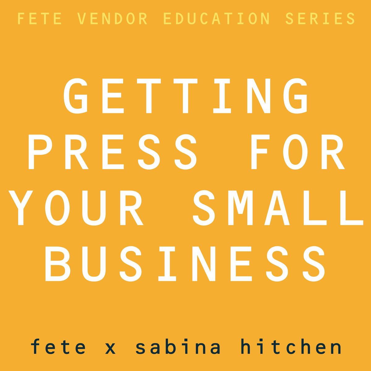 Getting Press for Your Small Business 