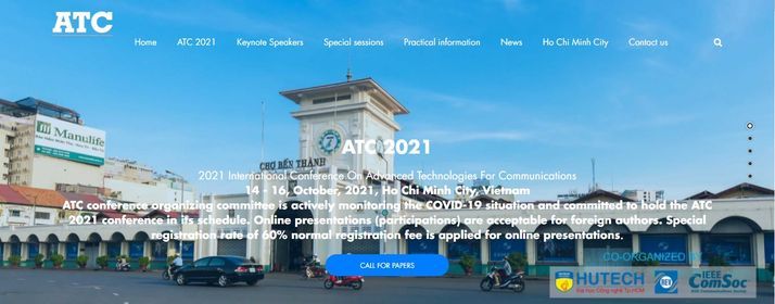 2021 International Conference on Advanced Technologies for Communications (ATC 2021)
