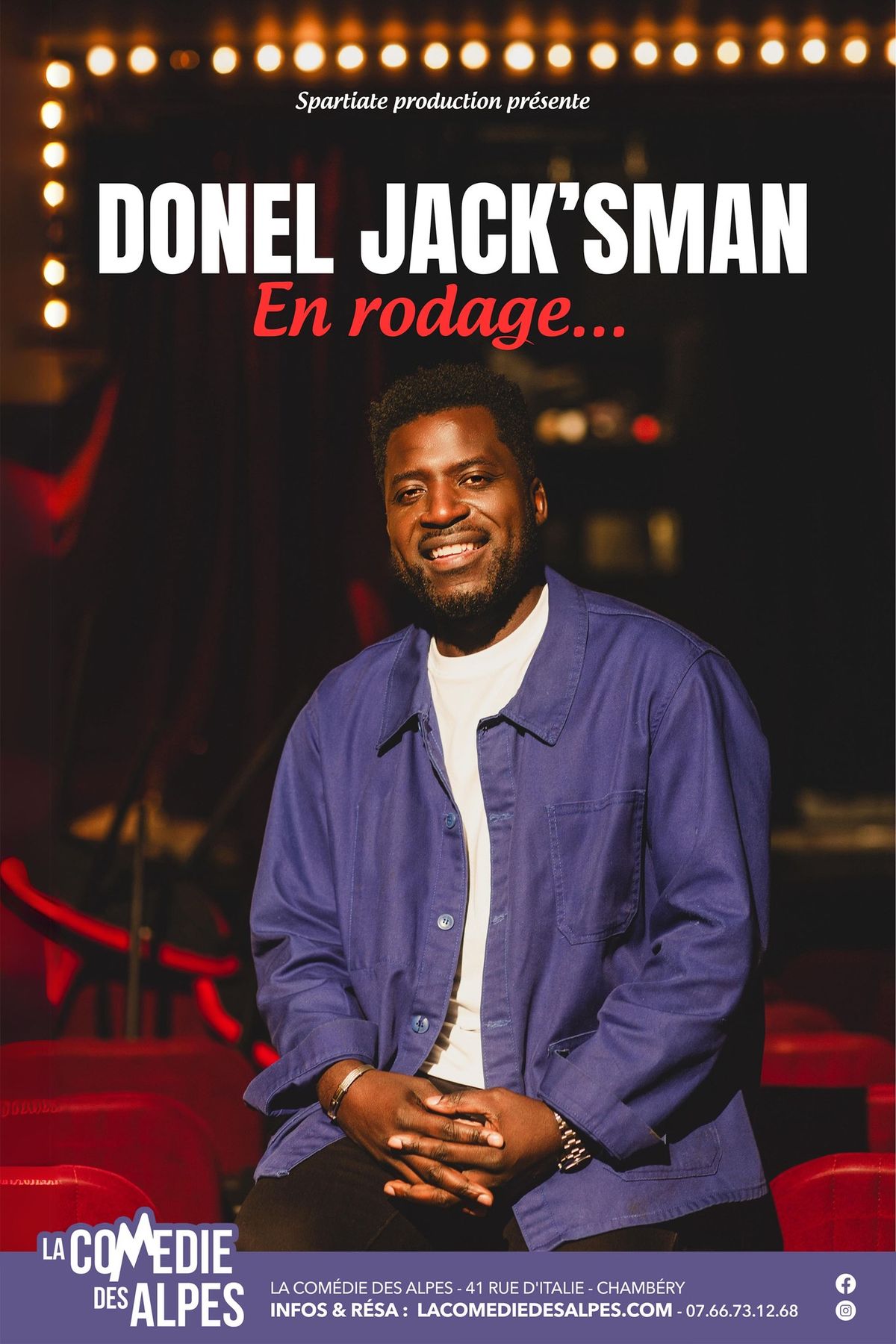 Donel Jack'sman @ LA COM\u00c9DIE DES ALPES, Chamb\u00e9ry