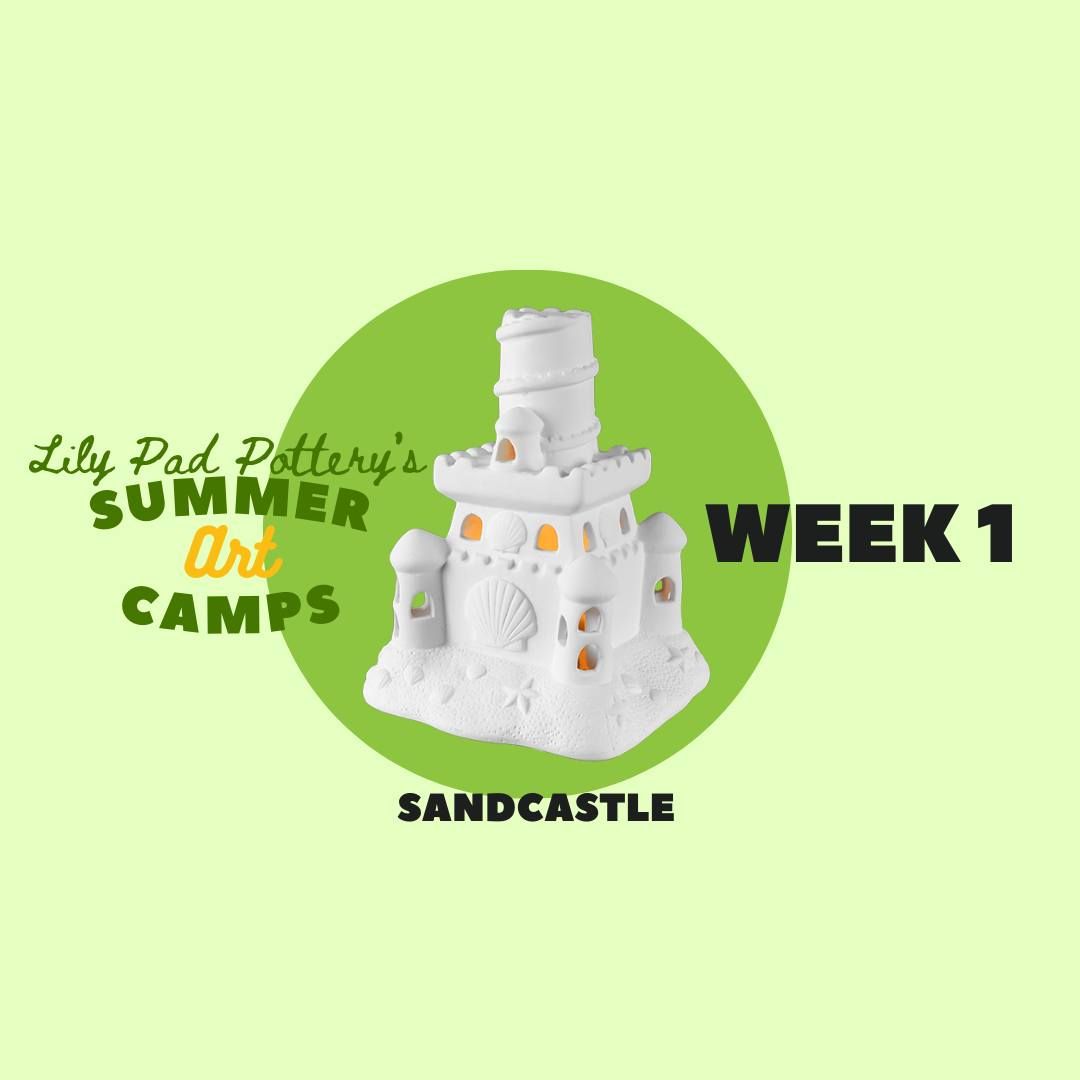Summer Art Camp Week 1: Lighted Sandcastle (8-10 yo)