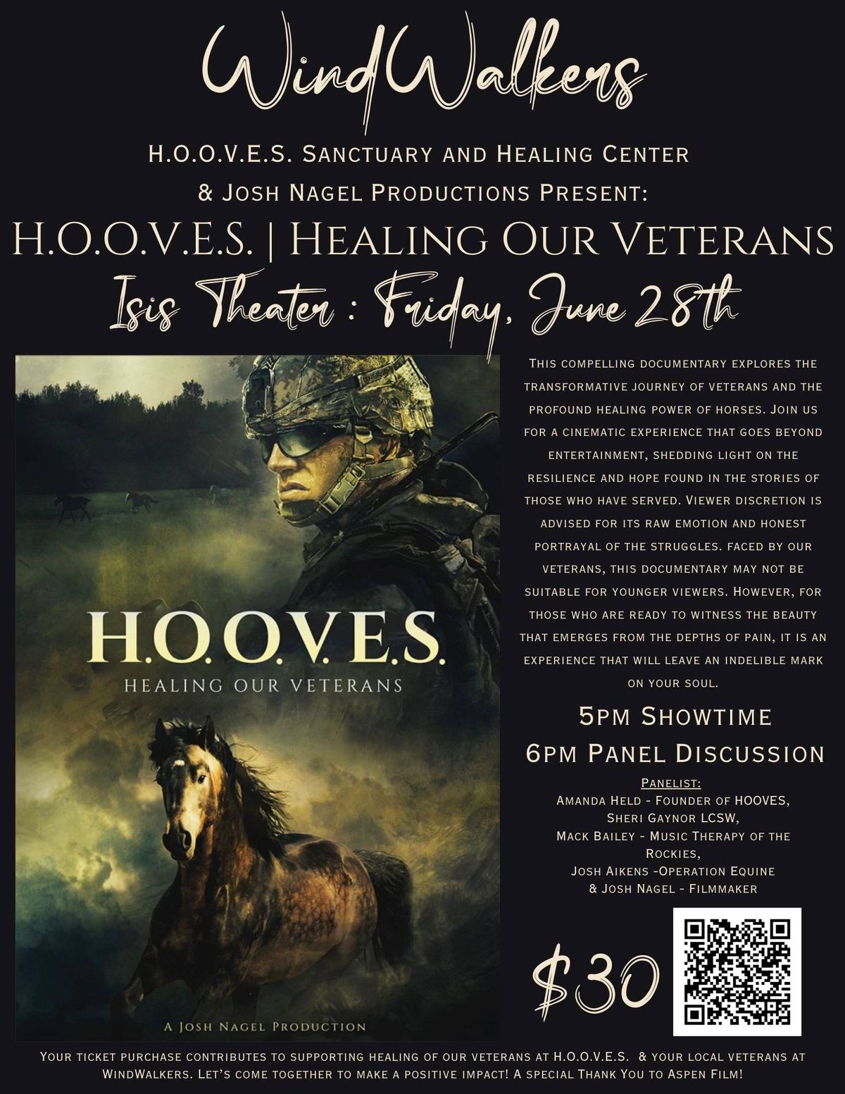 H.O.O.V.E.S. Healing Our Veterans