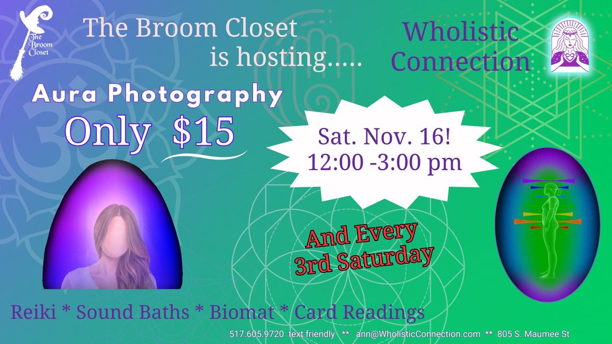 Aura Photography at The Broom Closet