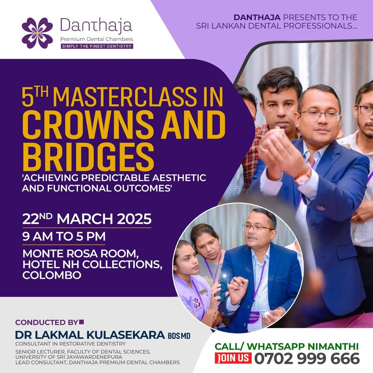 Crown and Bridge Masterclass Series - March 2025