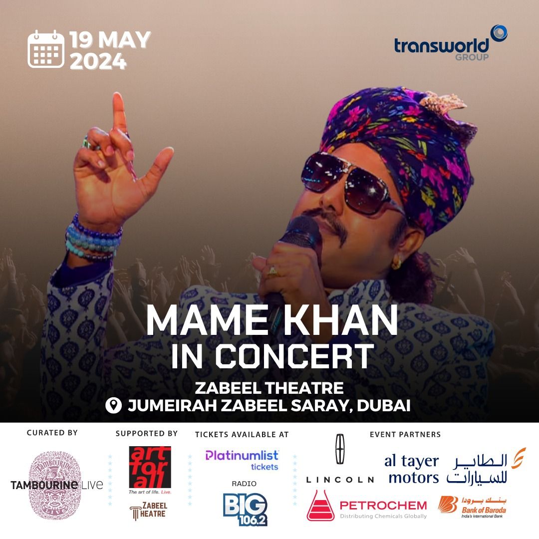 ?\u2728 Mame Khan Live at Zabeel Theatre, Dubai ! \u2728?