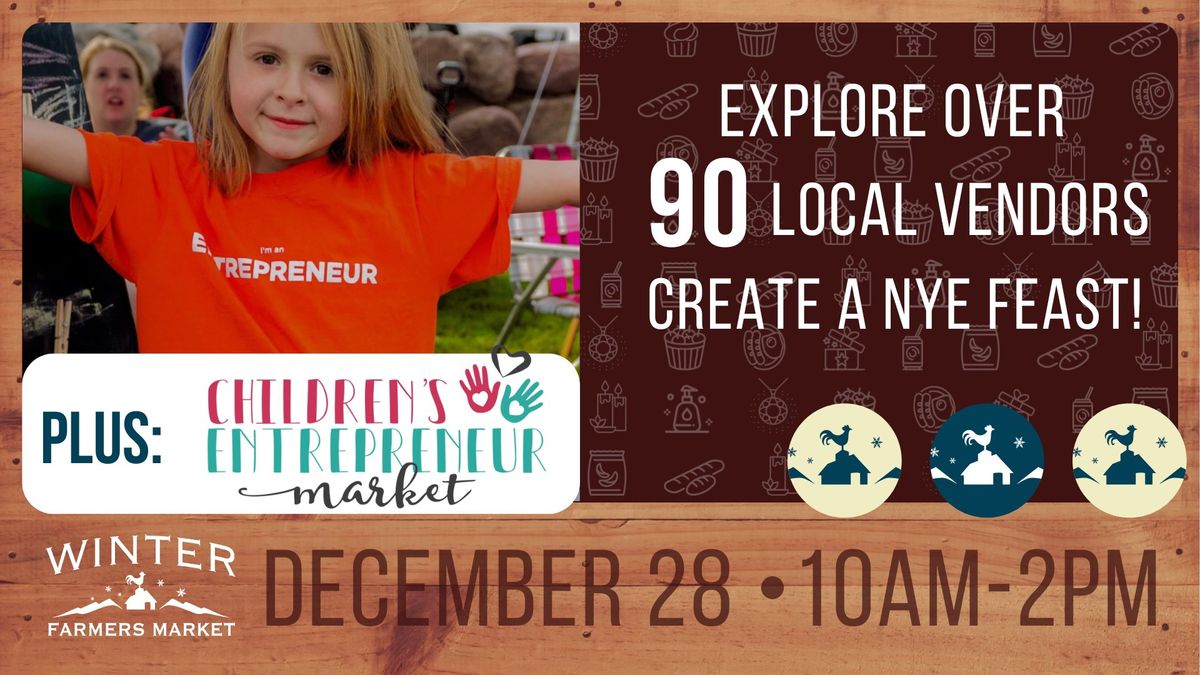 December 28th Market + Children Vendors 