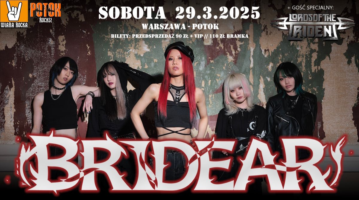 BRIDEAR \/ Lords of the Trident \/ Potok \/ Warszawa 29.03.2025