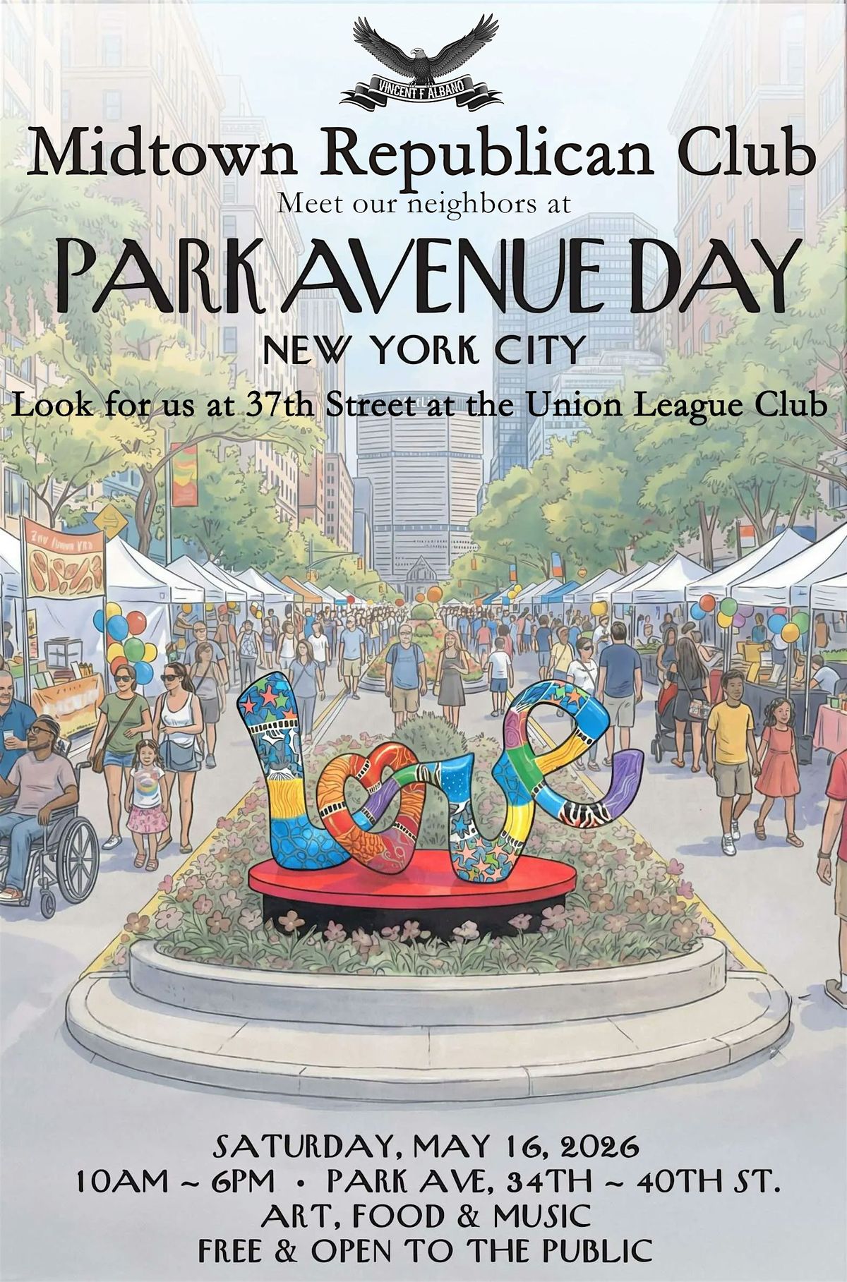 Midtown Republican Club at Park Avenue Day 2026, East 37th Street ...