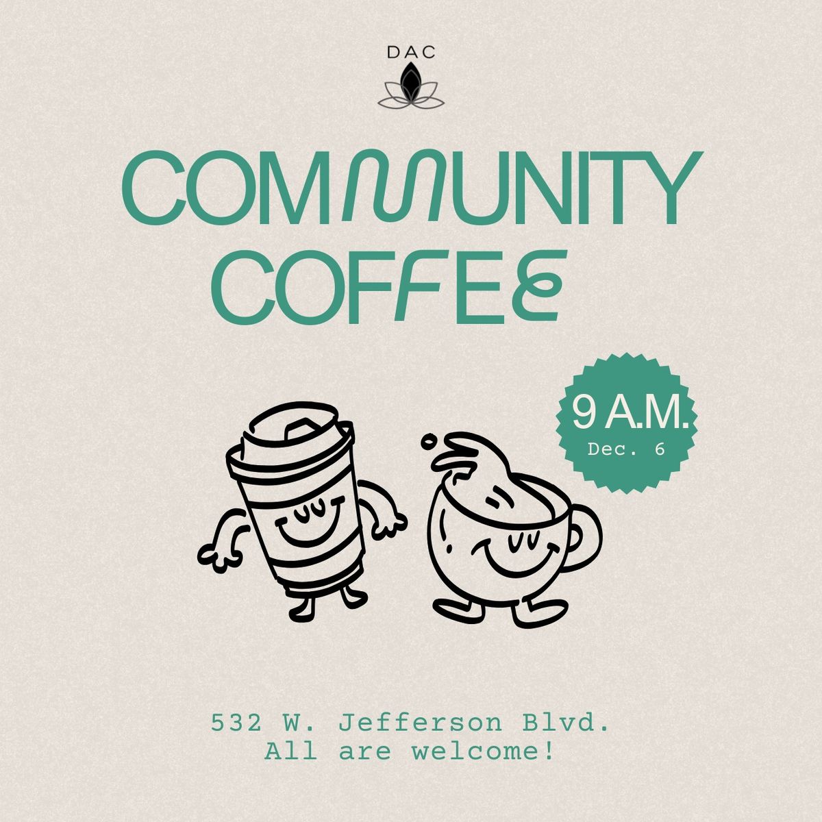 December Community Coffee