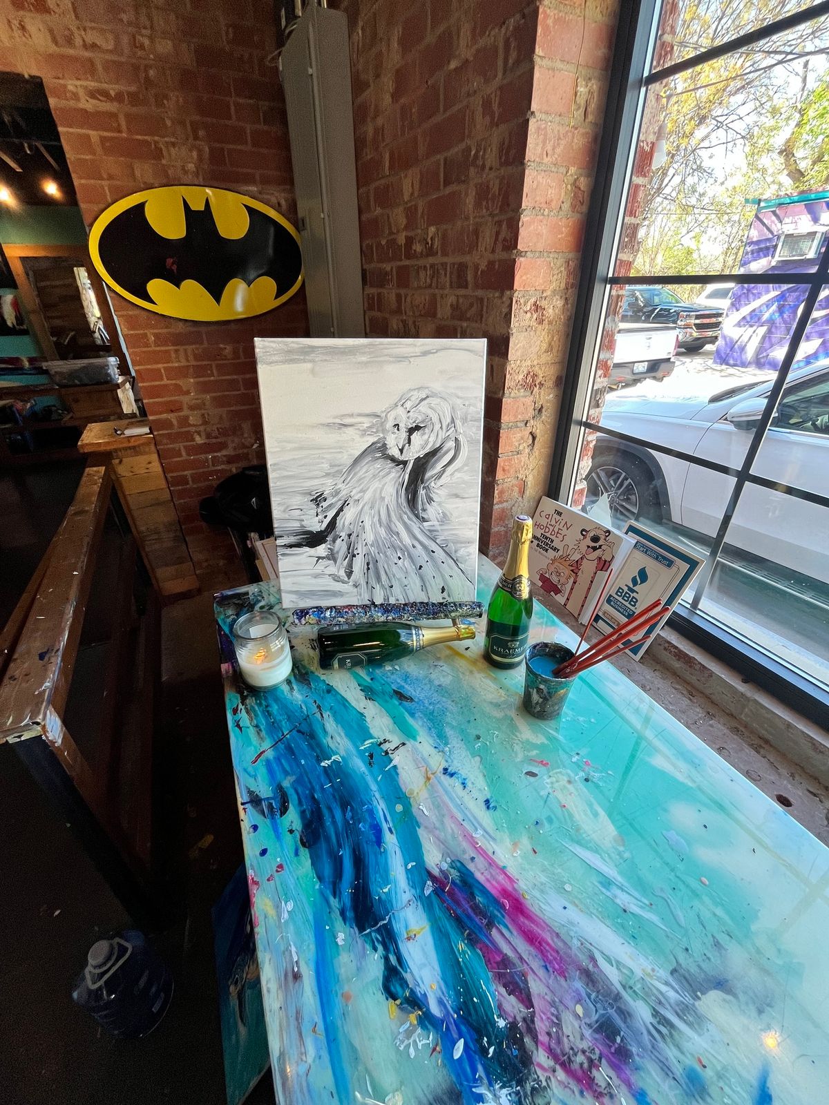 $1 Mimosas Harry Potter Hedwig Paint Party 