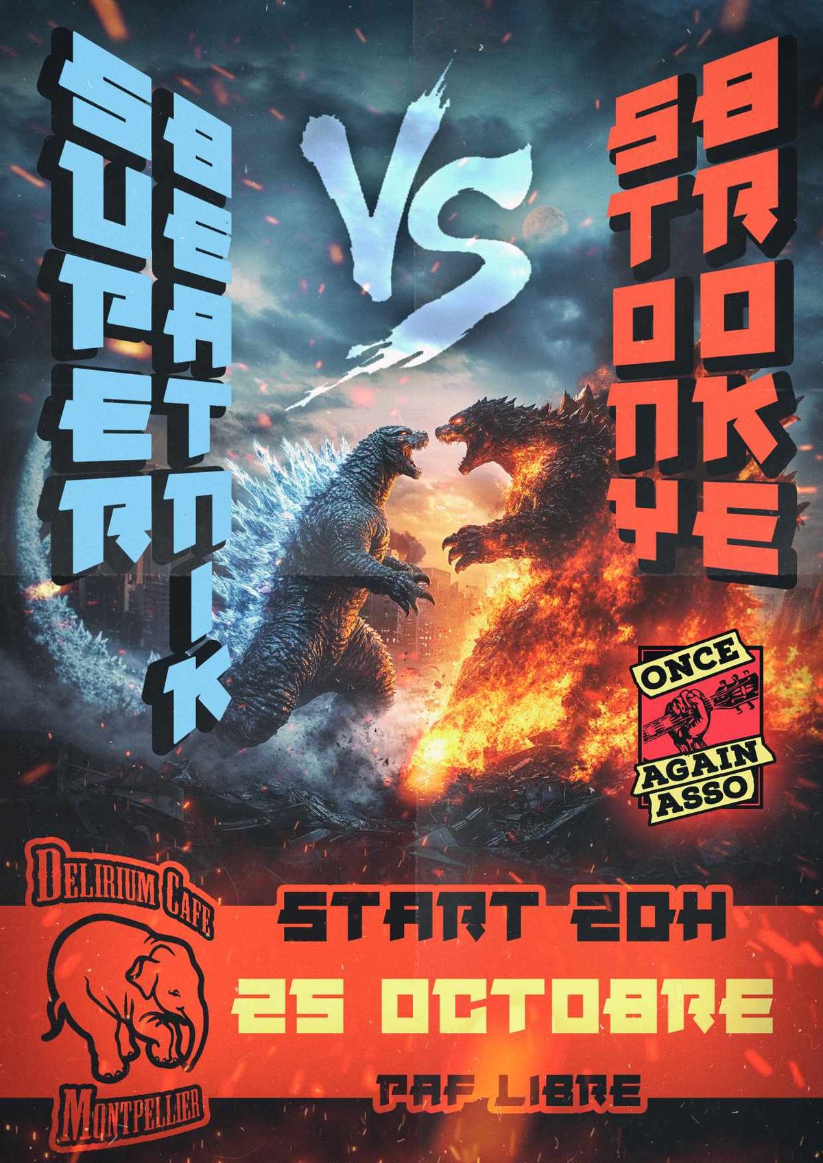 SUPERBEATNIK vs. STONYBROKE - 25.10.24 - D\u00e9lirium MTP