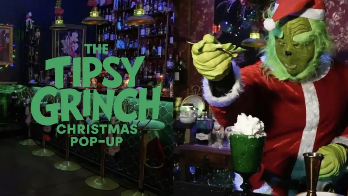 The Tipsy Grinch Christmas Pop Up Experience