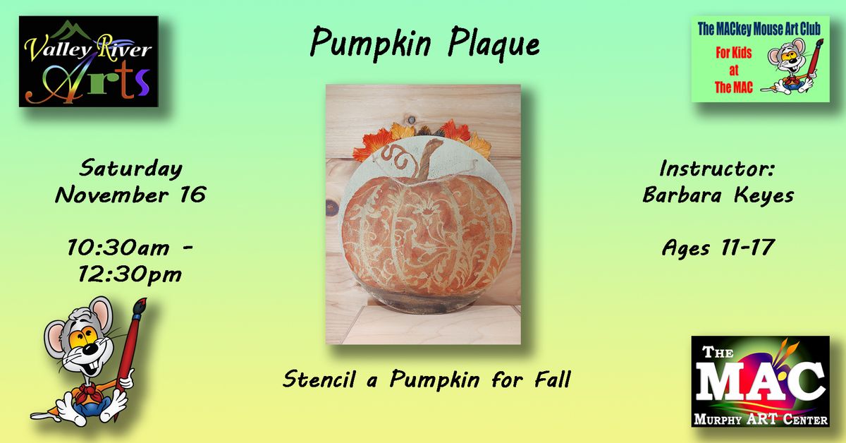 Pumpkin Plaque