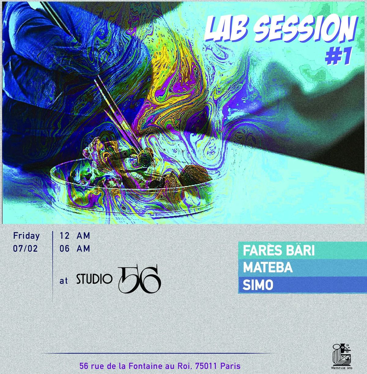 LAB SESSION #1 w\/ Far\u00e8s B\u00e4ri, Mateba & Simo