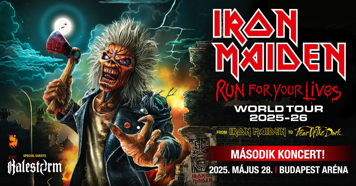 Iron Maiden - Run For Your Lives World Tour | Budapest 2025