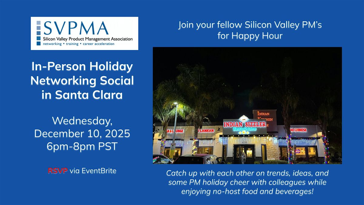 SVPMA In-Person Holiday Networking Social
