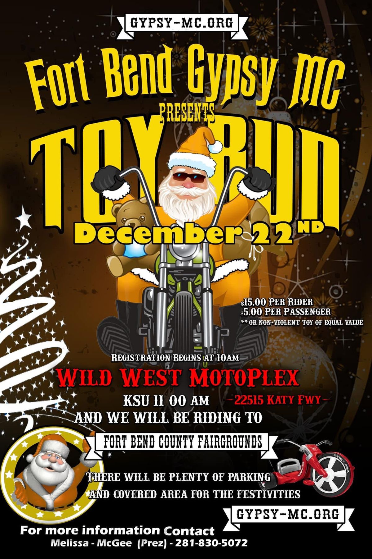 Fort Bend Gypsy Toy Run