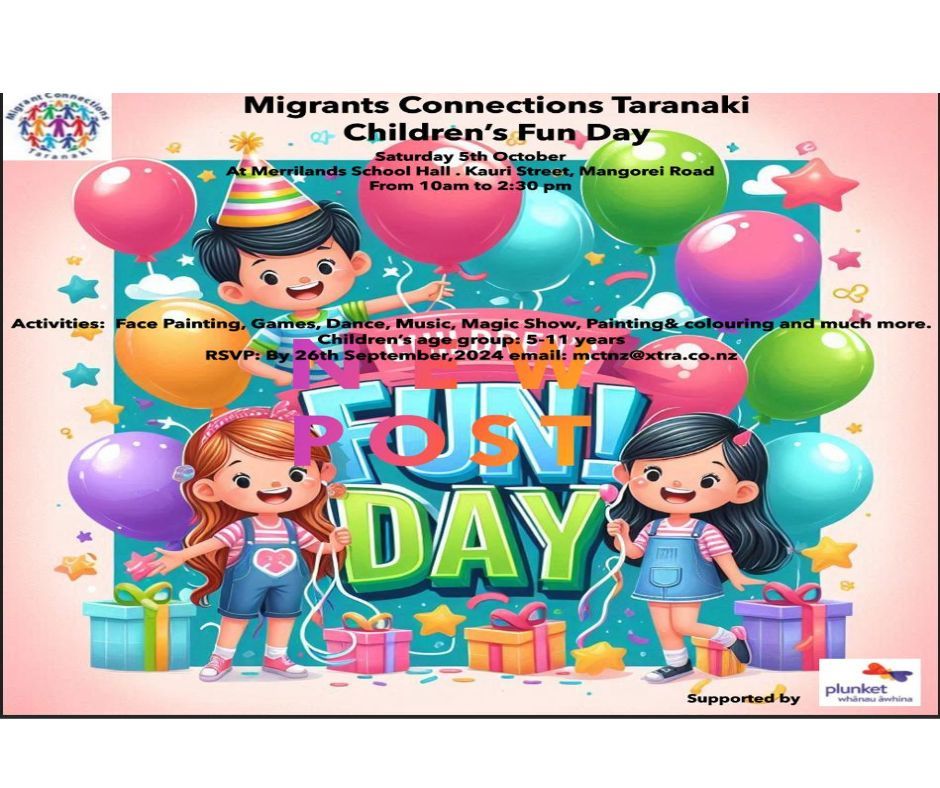 Migrant Connections Taranaki Children's Fun Day