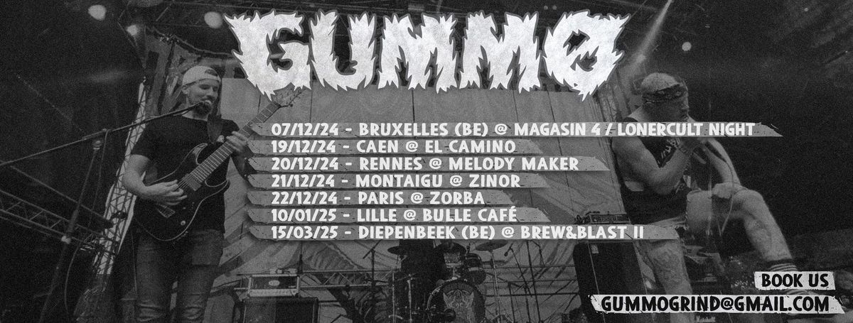 GUMMO + Hometown Crew + Drops au Melody Maker