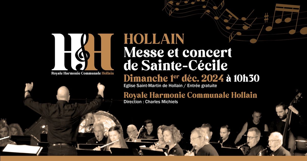 Concert \u00e0 l\u2019occasion de la messe de Sainte-C\u00e9cile