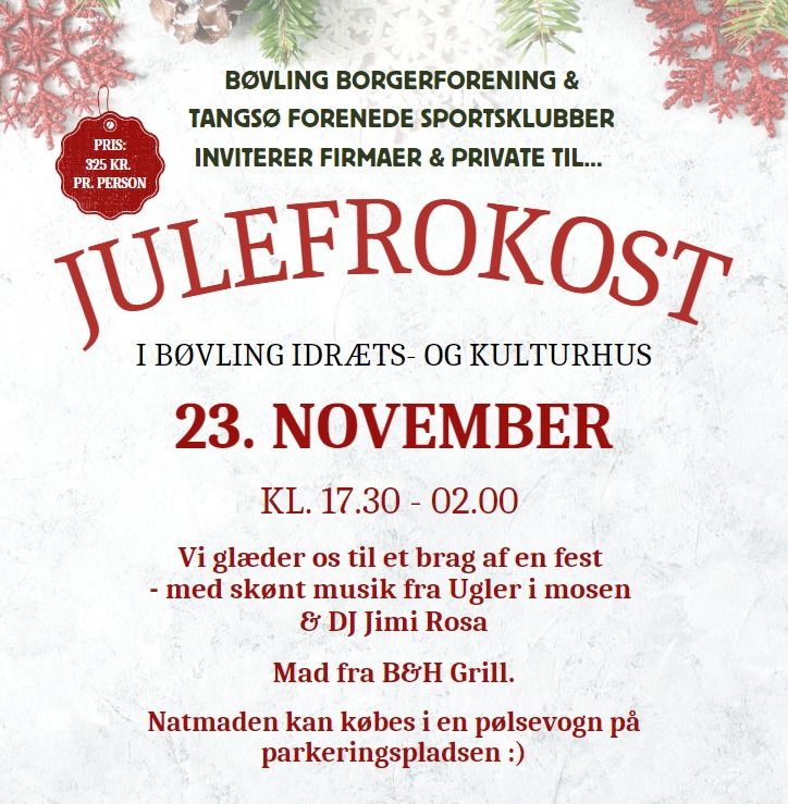 Julefrokost 23\/11-2024