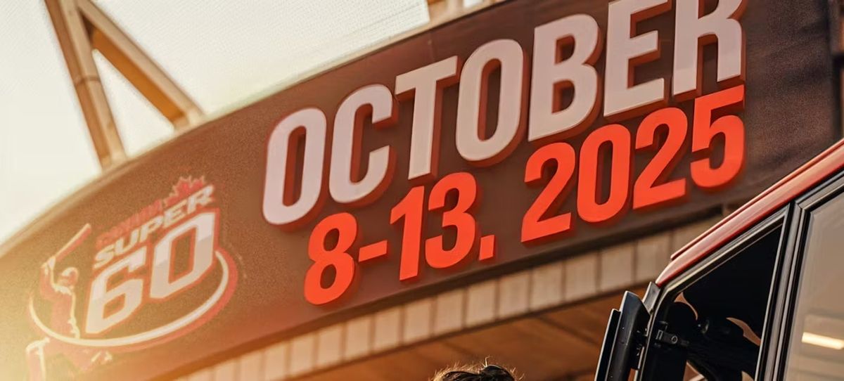 Canada Super60 Cricket League Tournament: 5 Day Pass Oct 9 to Oct 13