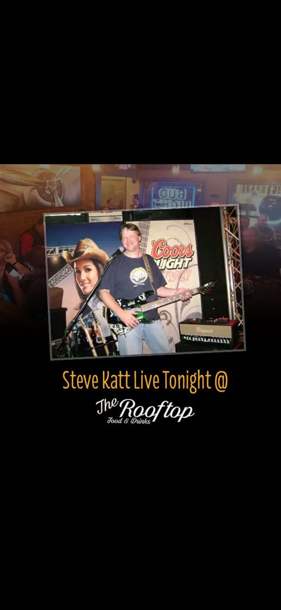 Steve Katt and The Classics playing The Rooftop , Outdoor Rooftop - 6pm