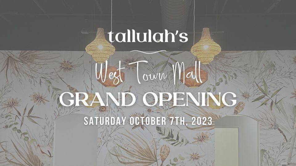 West Town Mall GRAND OPENING, West Town Mall, Knoxville, 7 October 2023