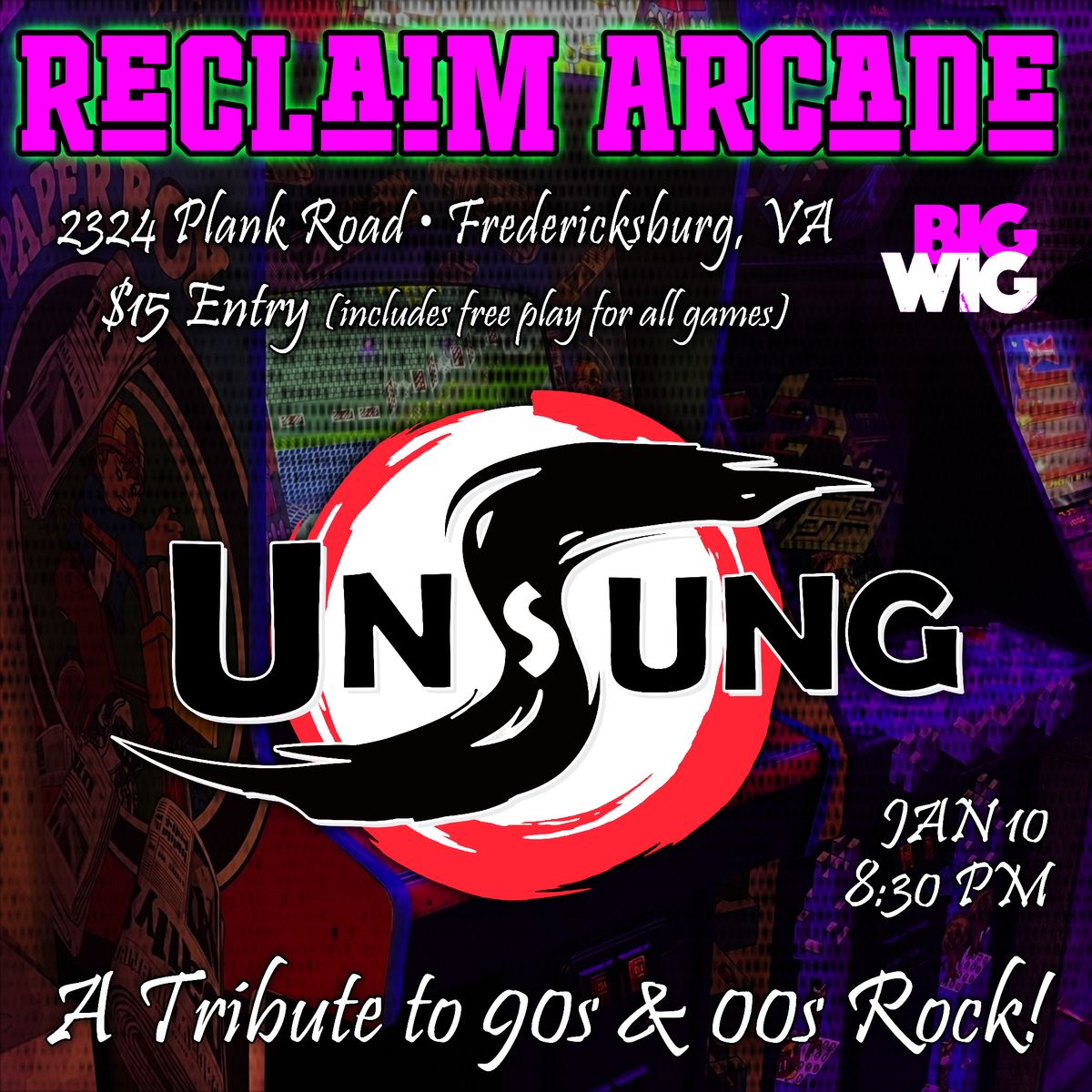 Reclaim Arcade presents Unsung