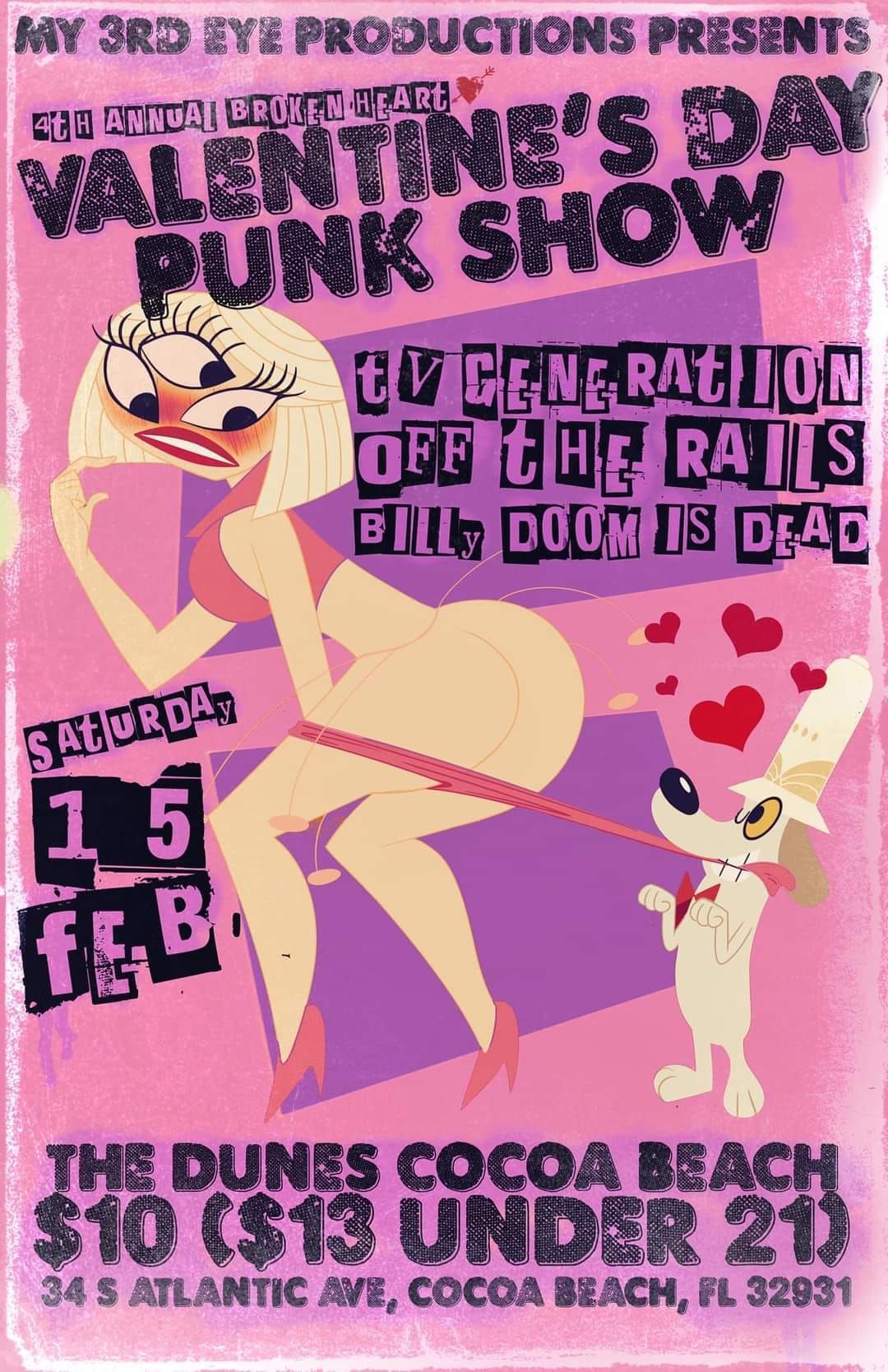 4th Annual \ud83d\udc94 Vday Punk Show