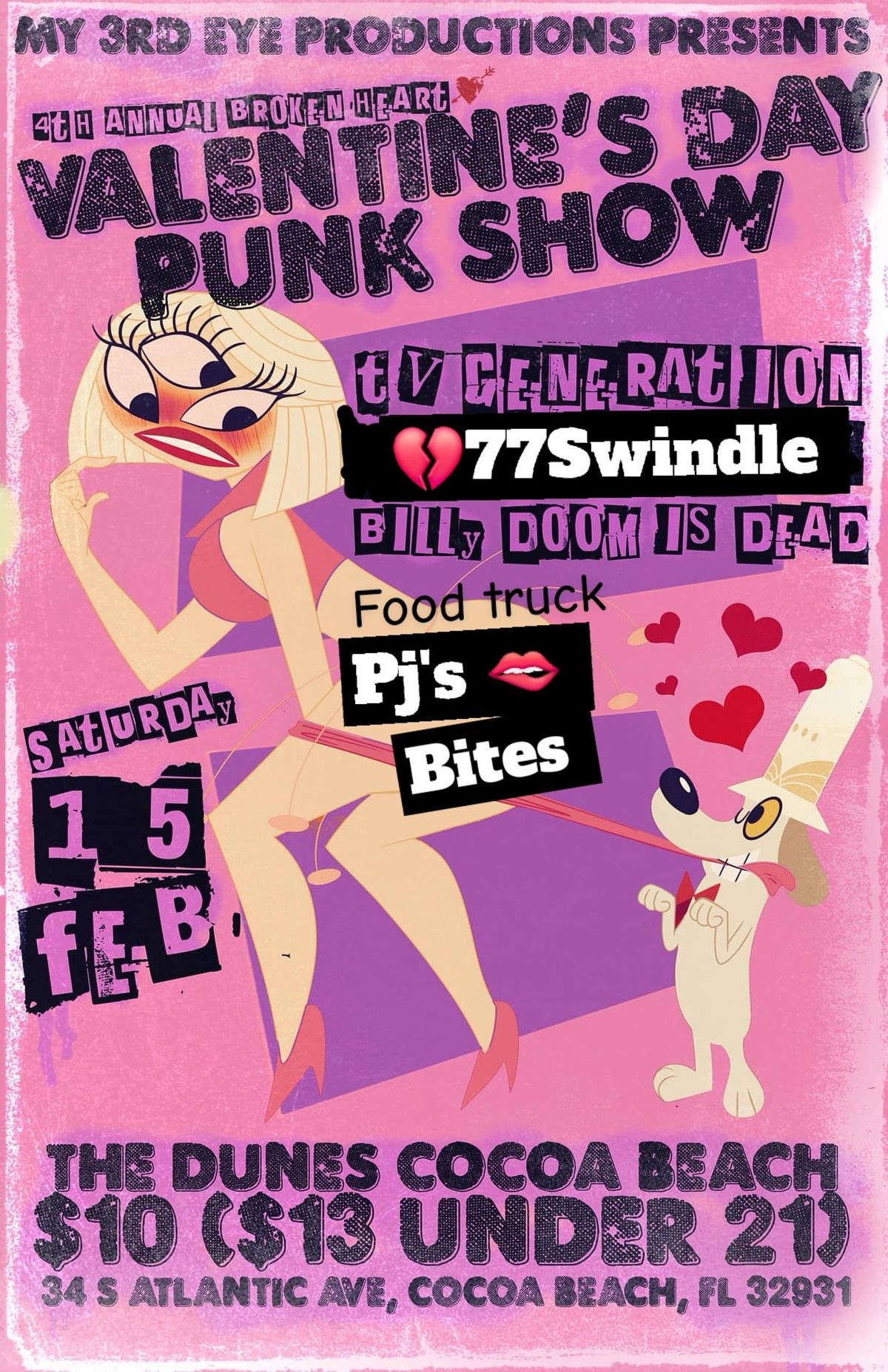 4th Annual \ud83d\udc94 Vday Punk Show