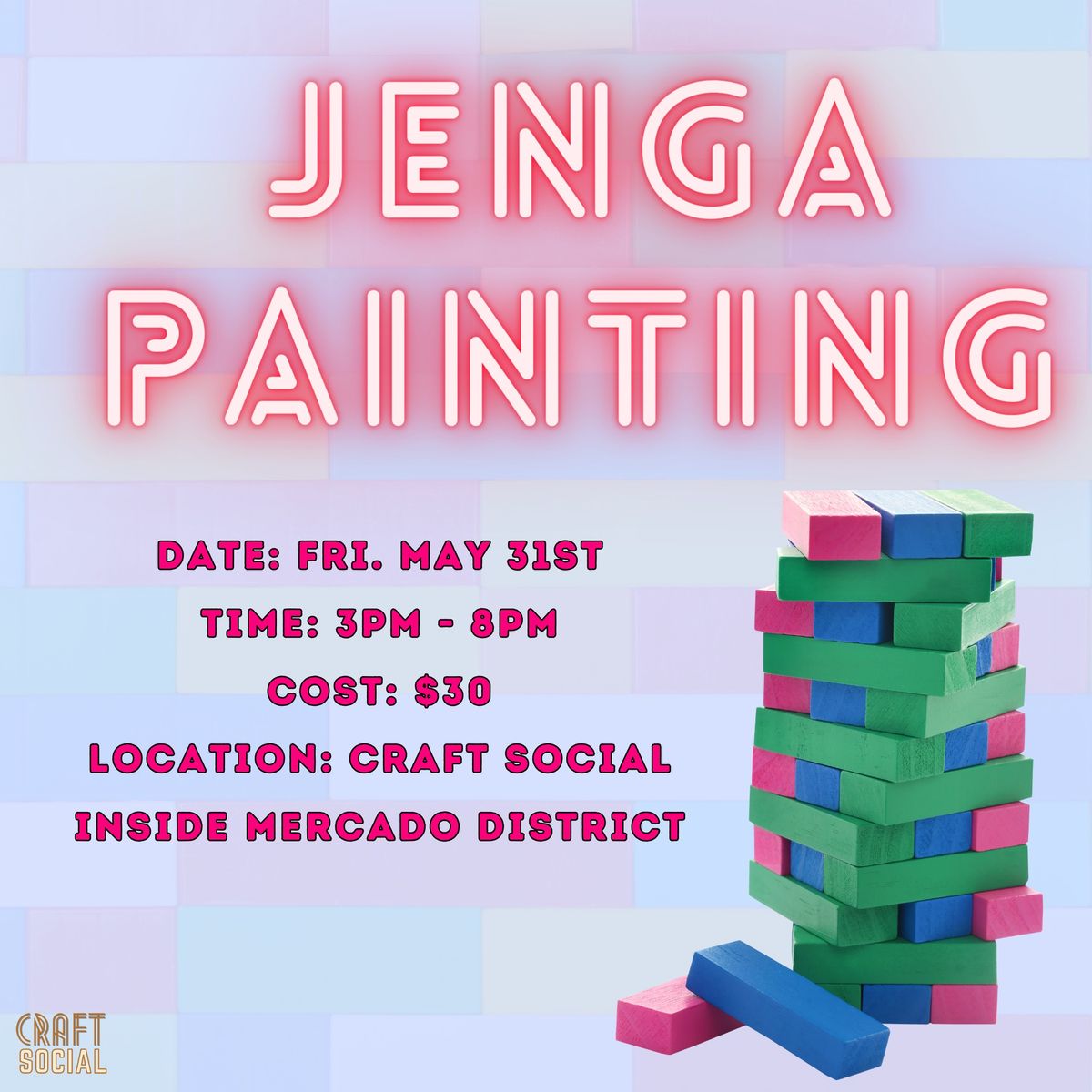 Jenga Painting