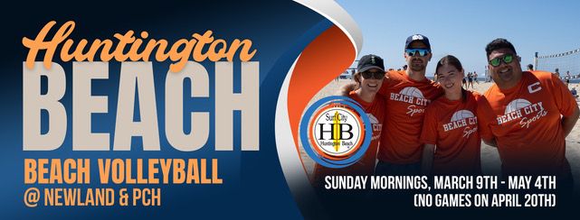 Sunday Huntington Beach Volleyball : Starting March 9th!