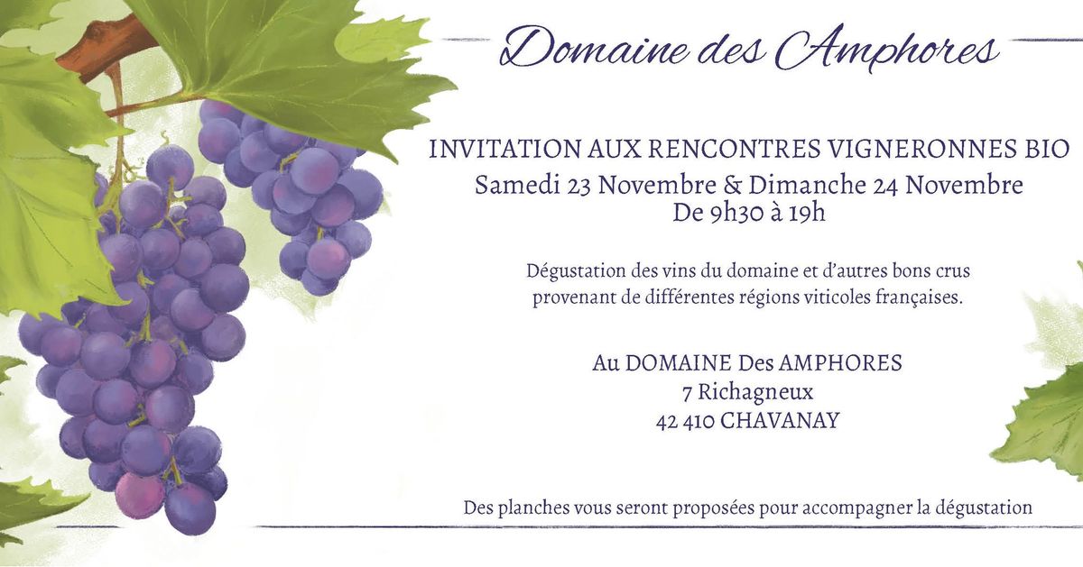 Rencontres Vigneronnes Bio