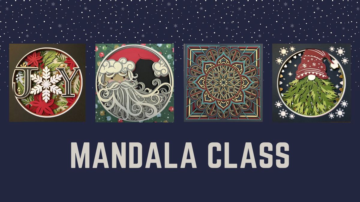 DIY Paper Layered Mandala Class - Wednesday, November 13th 4-6pm