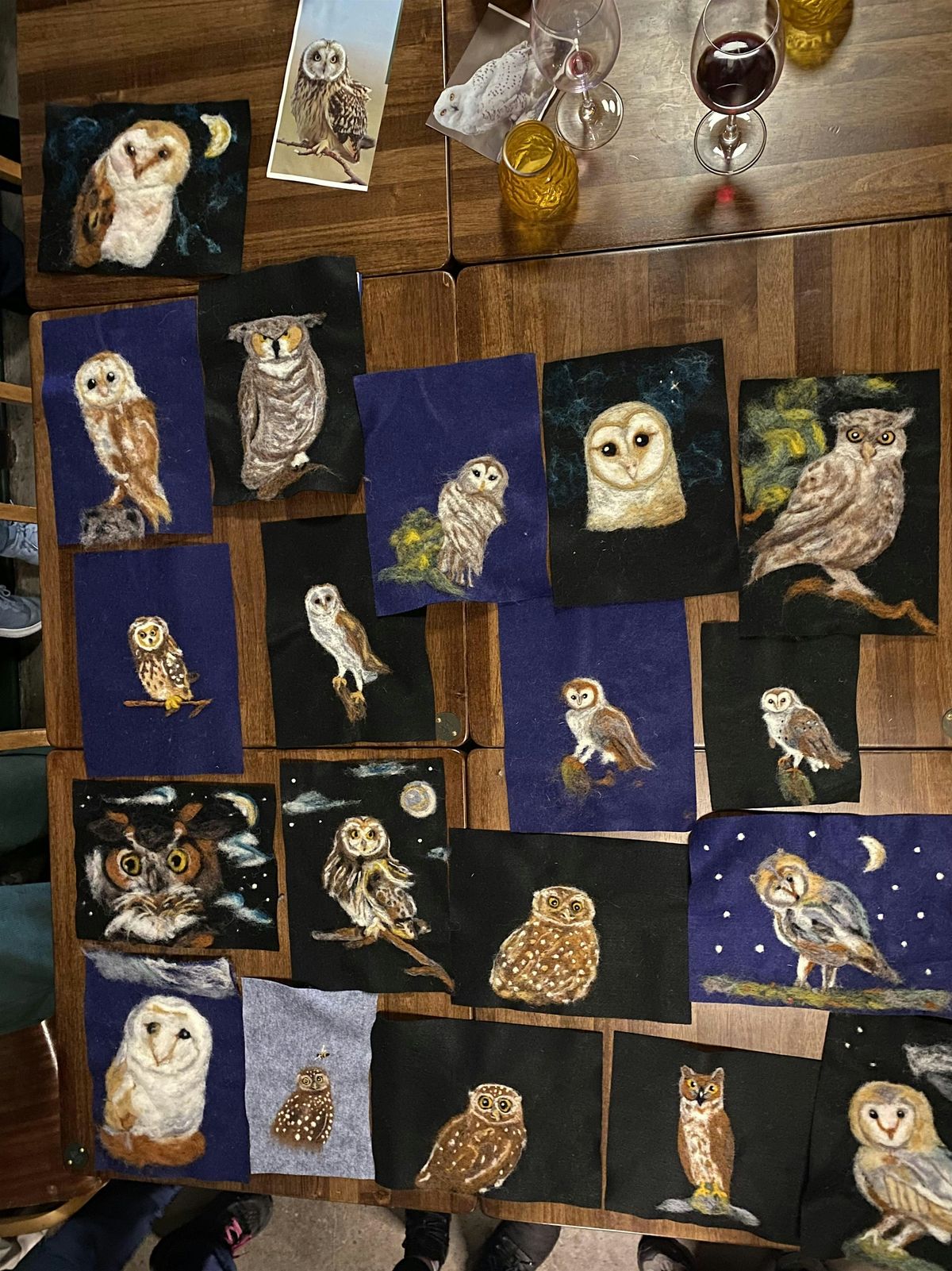 Needle Felted Owl Portrait Workshop : Beginners Friendly