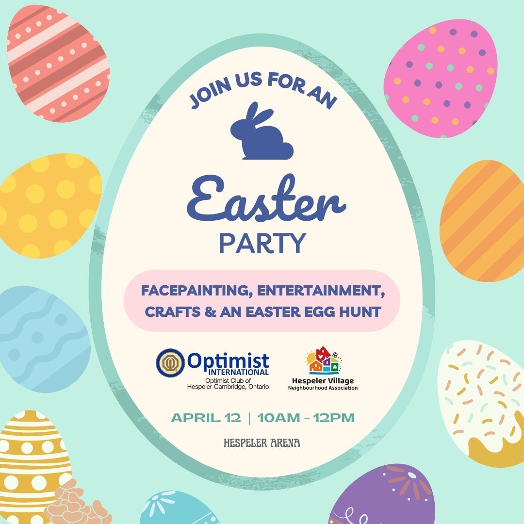 Annual Hespeler Optimist Children\u2019s Easter Party