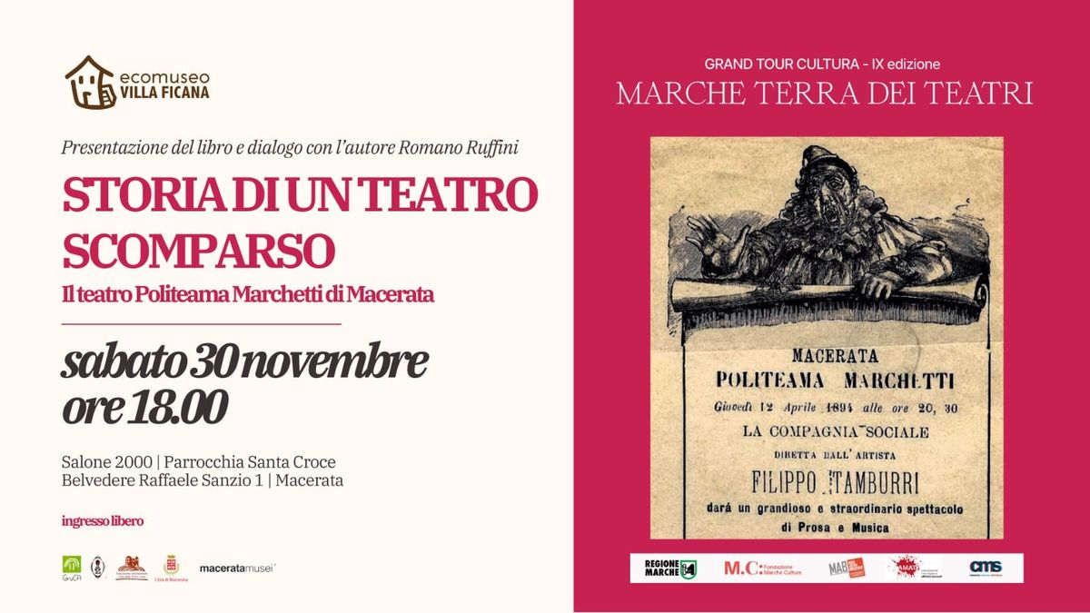 Storia di un teatro scomparso \u2013 Il teatro Politeama Marchetti di Macerata