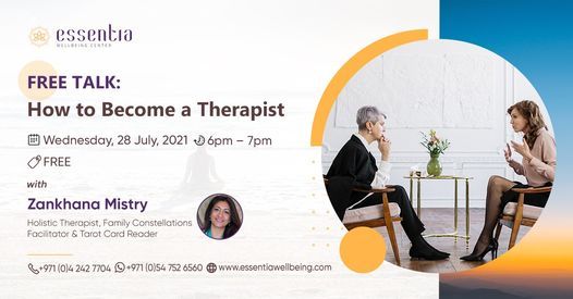 Free talk: How to Become a Therapist with Zankhana Mistry