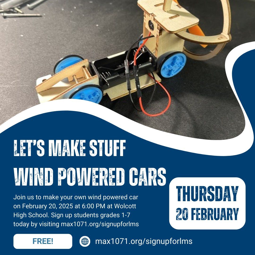 Let's Make Stuff: Wind Powered Cars