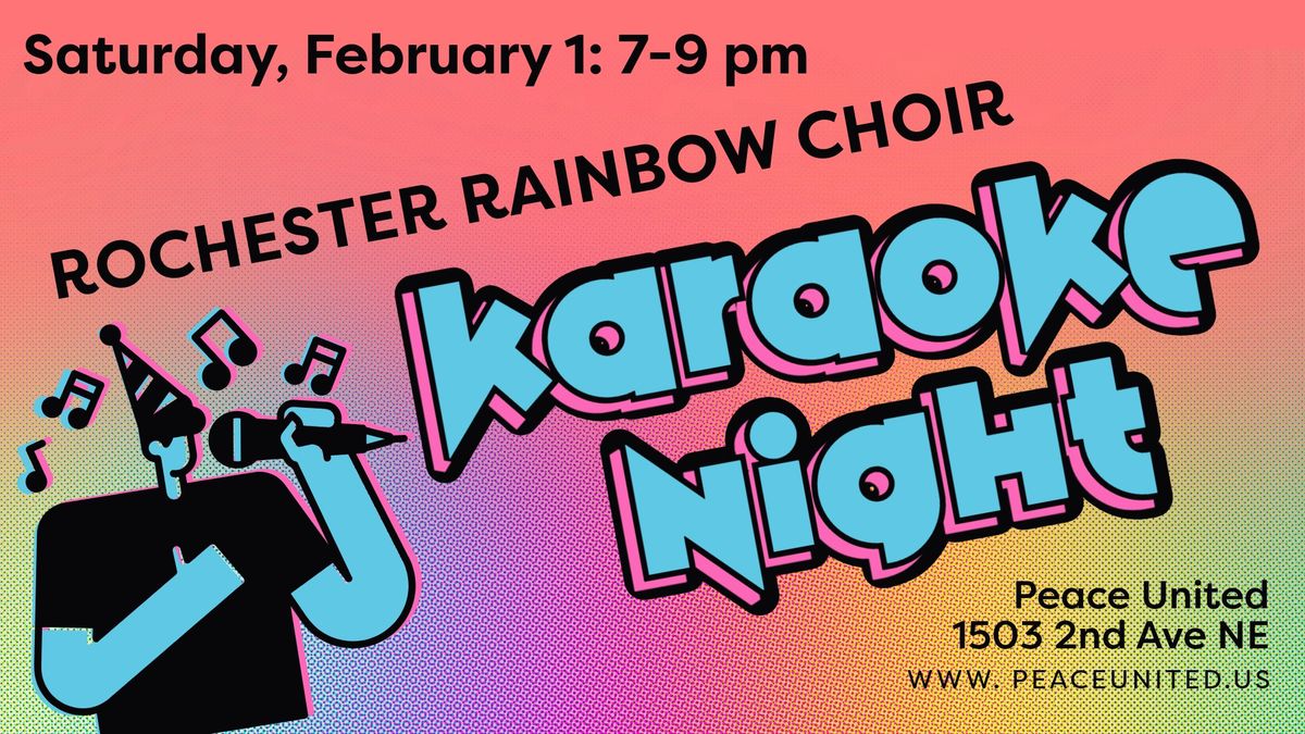 Rochester Rainbow Choir Karaoke Night