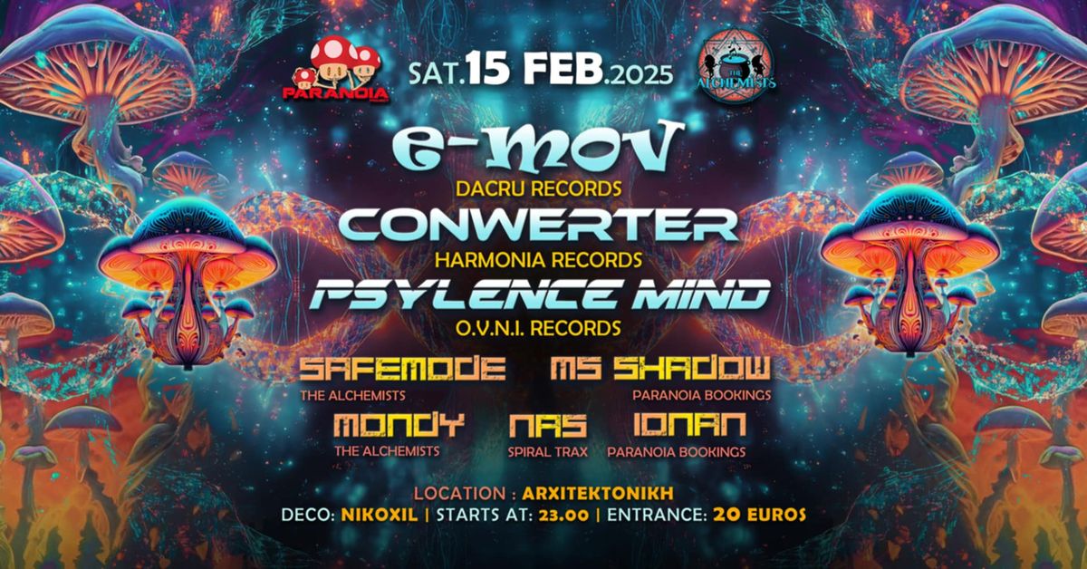 E-MOV | CONWERTER | PSYLENCE MIND | \u2606Paranoia Project | The Alchemists\u2606