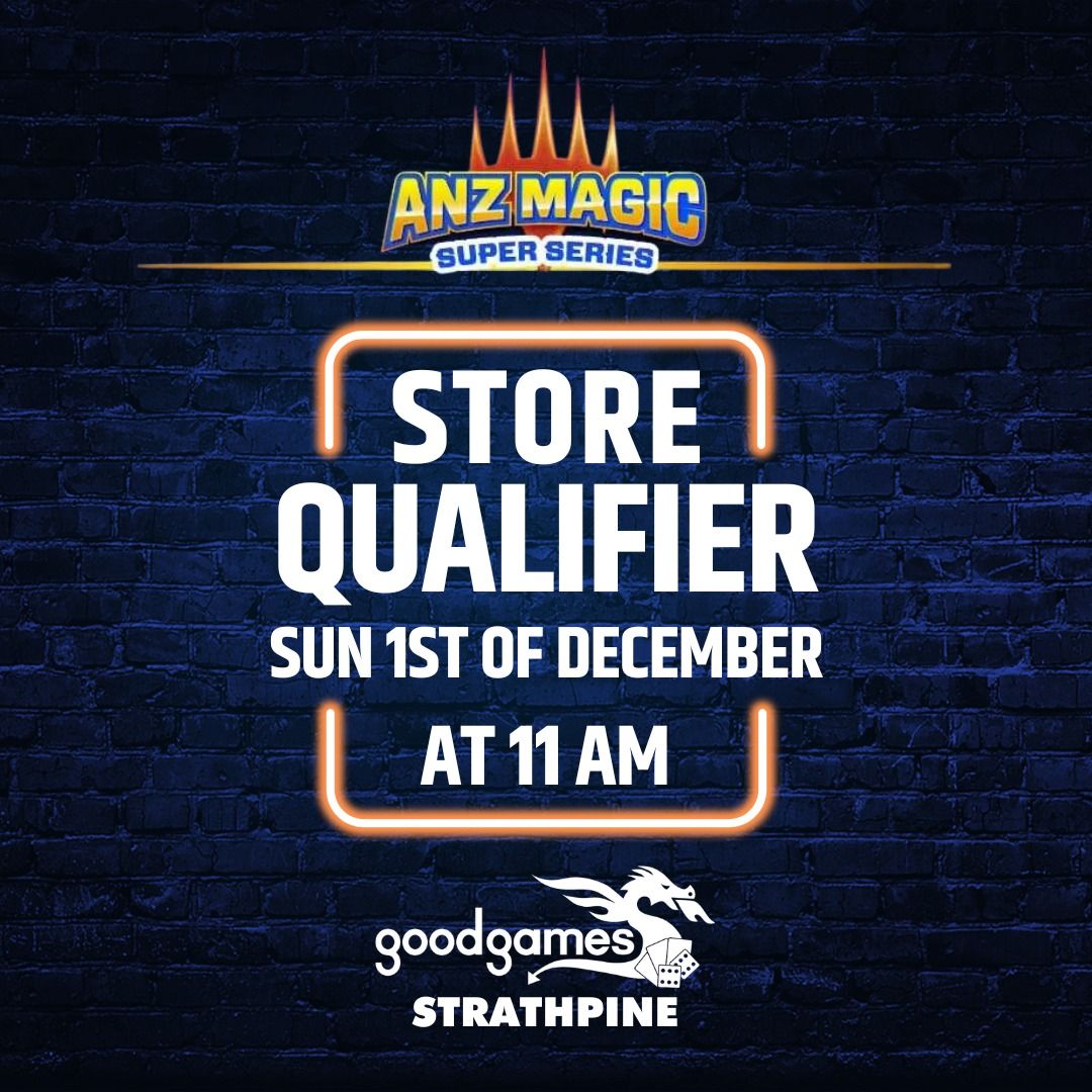 Good Games Strathpine ANZ Super Series Cycle 9 Qualifier 1\/2