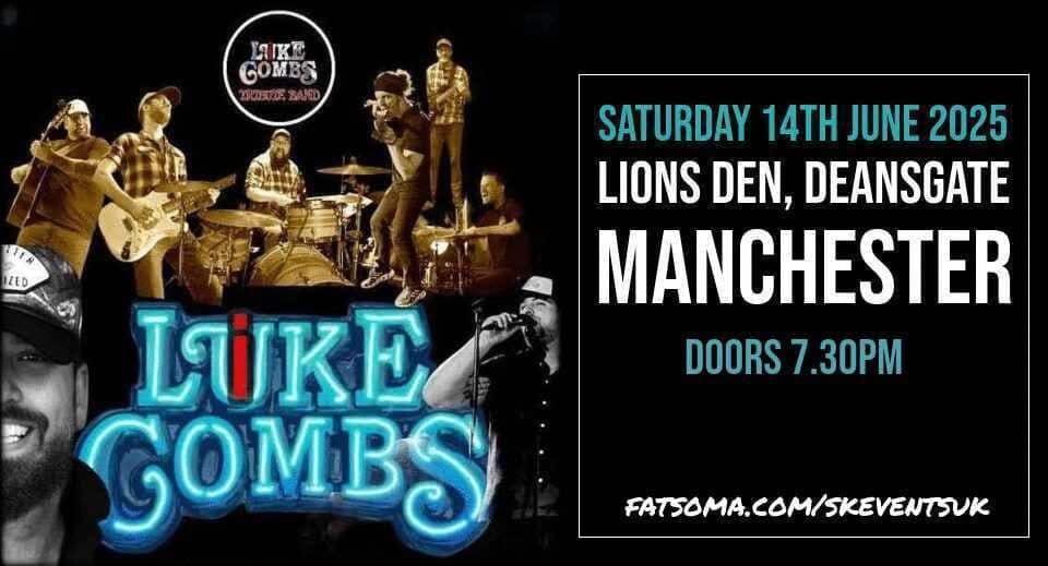 Like Combs - Full Band Luke Combs Tribute Show - Lions Den, Manchester